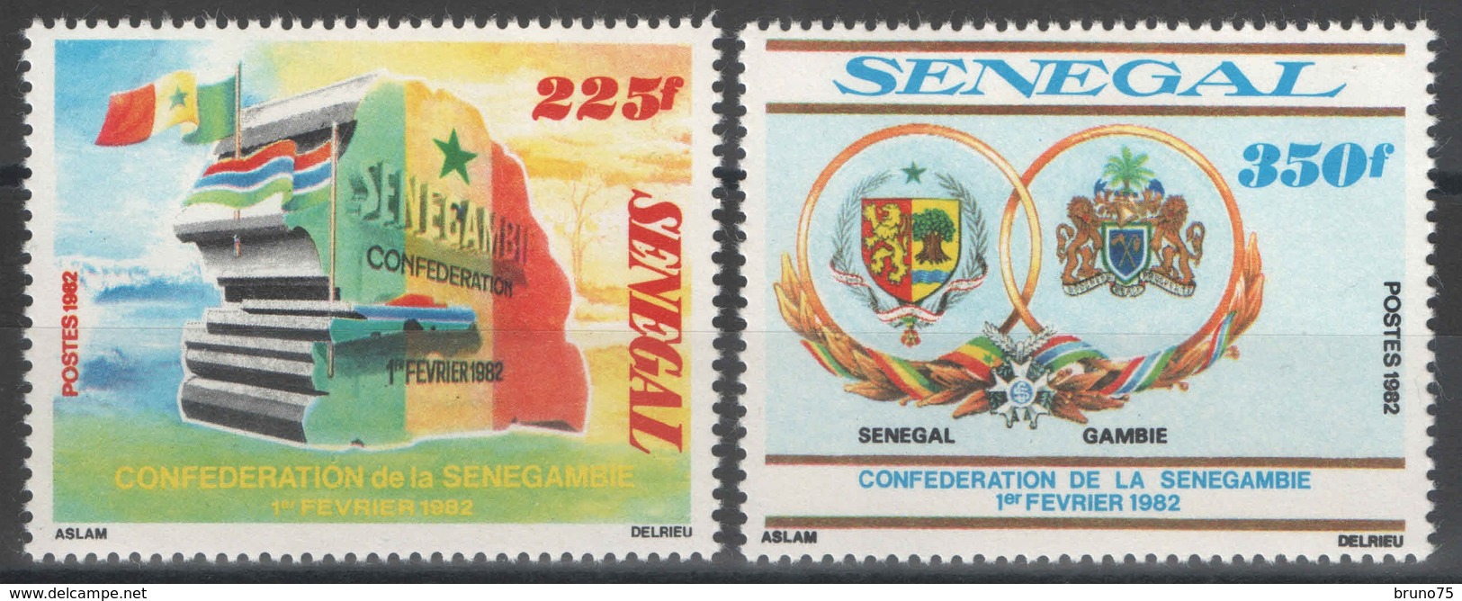 Sénégal - YT 573-574 ** - 1982 - Sénégambie - Sénégal (1960-...)