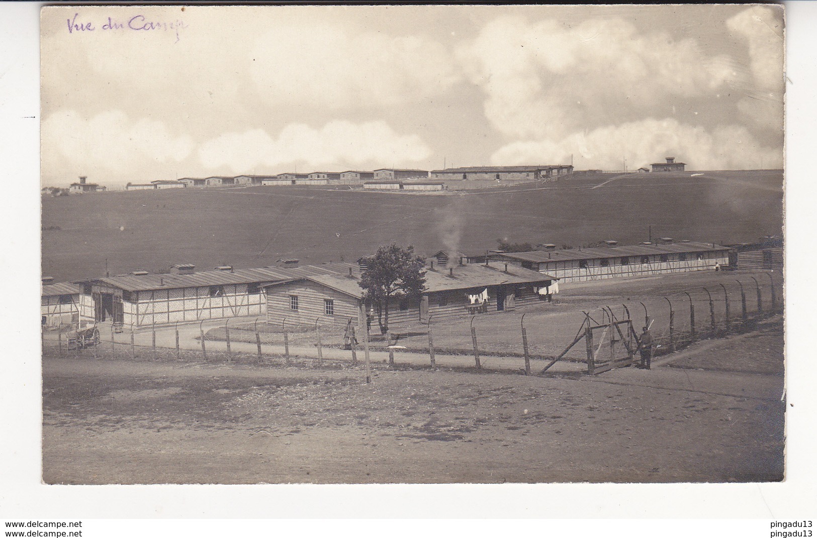 Au Plus Rapide Carte Photo Service Des Prisonniers De Guerre Feldpost Brief Camp Hammelburg 1 Er Janv 1917 Bonne Année ! - Weltkrieg 1914-18