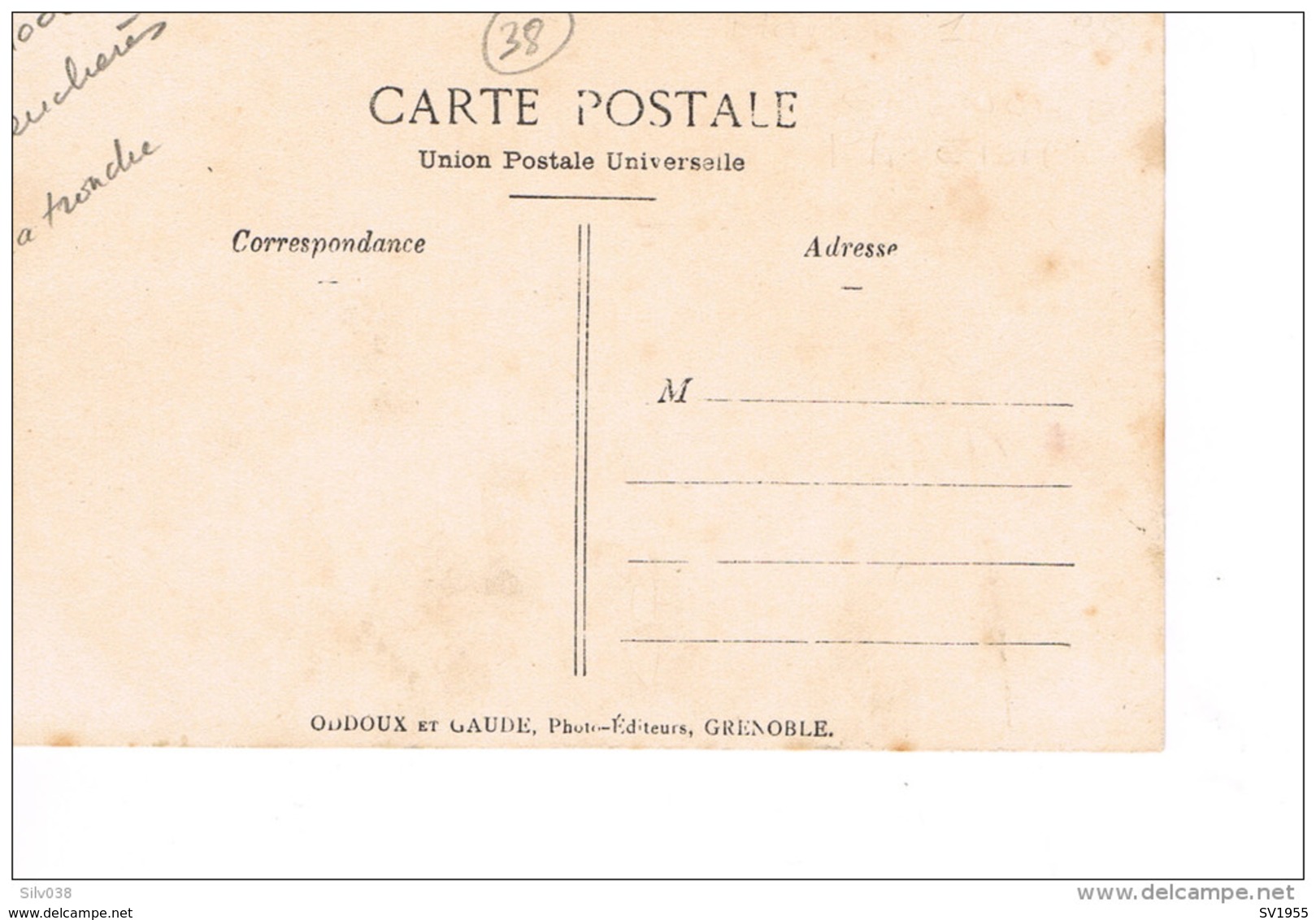 Grenoble  La Tronche Cortège Du Peintre Hebert Le 7 Novembre 1908 - Edition Oddoux Et Gaude - La Tronche