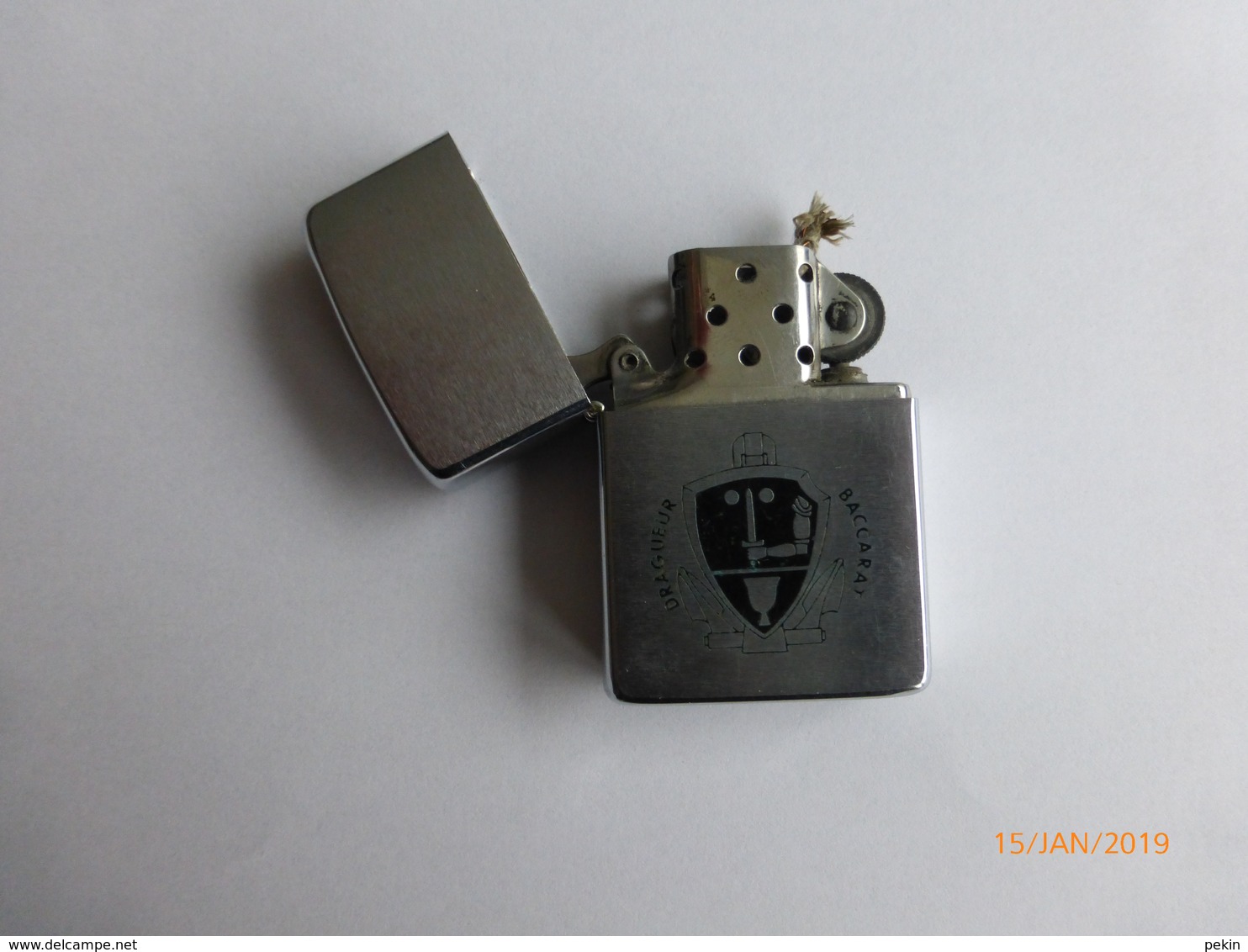 Briquet Zippo : Militaria , Dragueur De Mines Océanique " Baccarat " - Zippo