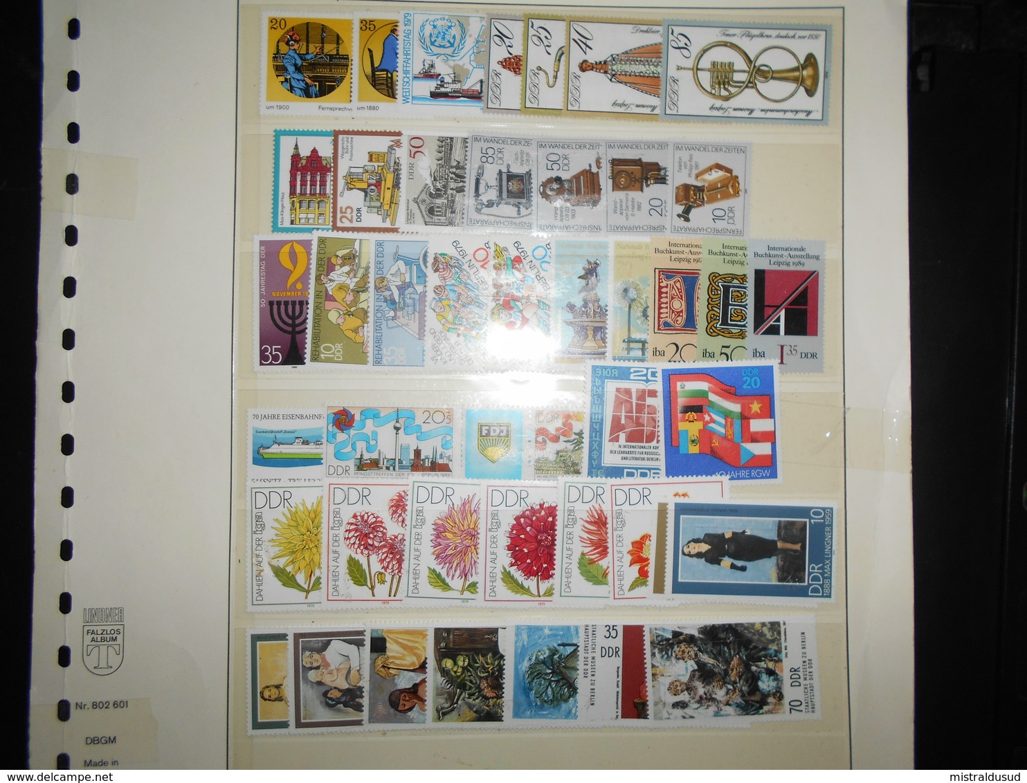 Collection , Ddr 45 Timbres Neuf - Collections (sans Albums)