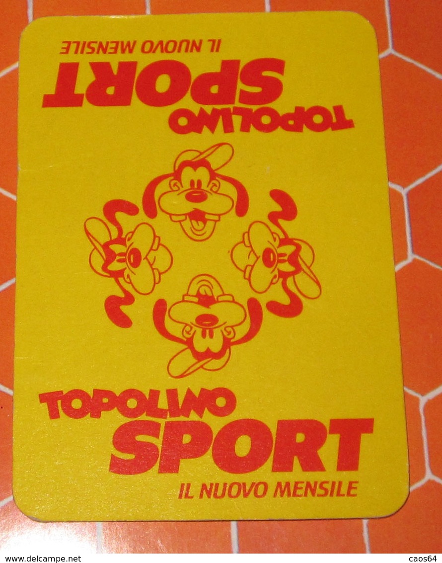 TOPOLINO SPORT IL MERCANTE IN FIERA  IL MARINAIO 1984 DISNEY - Carte Da Gioco