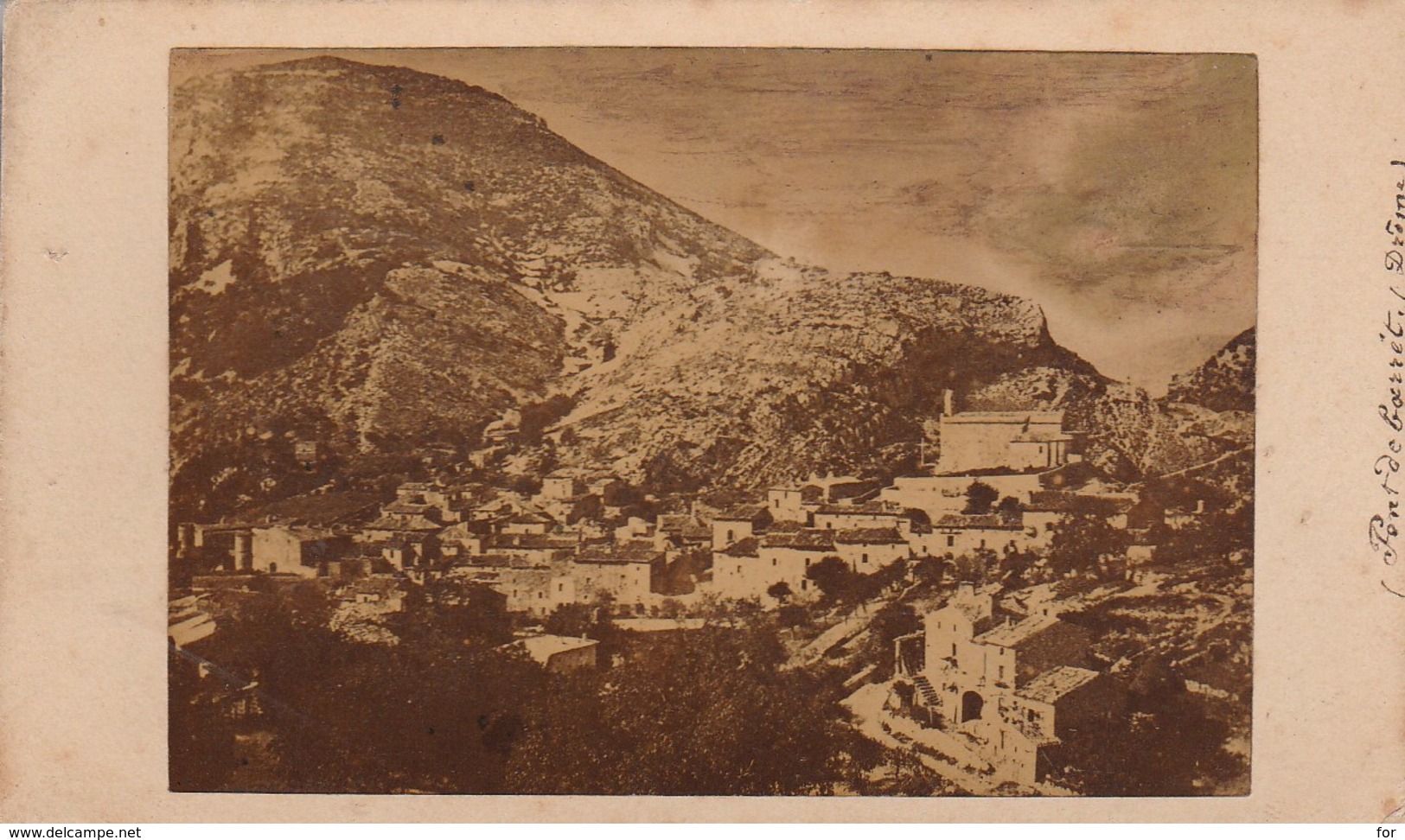 Photo : C.D.V. : Drome : Pont-de-barret : ( Photo. Merle ) - Old (before 1900)