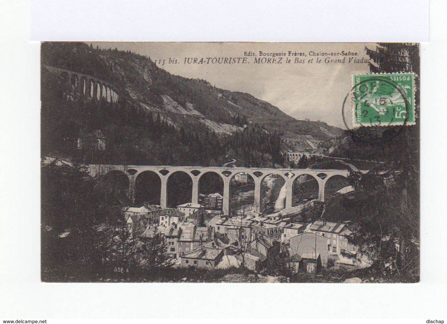 Jura Touriste. Morez Le Bas Et Le Grand Viaduc. (3192) - Morez