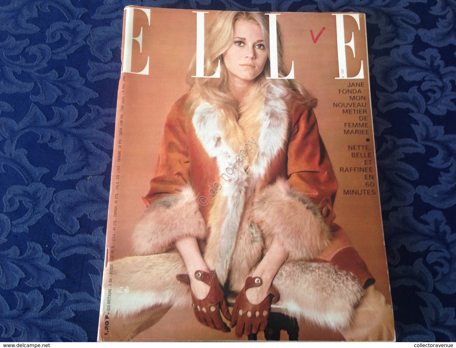 ELLE FRANCE Rivista Magazine 4 Novembre 1965 N.1037 Jane Fonda - Non Classificati