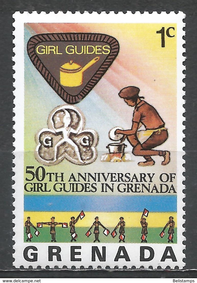 Grenada 1976. Scott #725 (MNH) Girl Guide Emblem * - Grenade (1974-...)