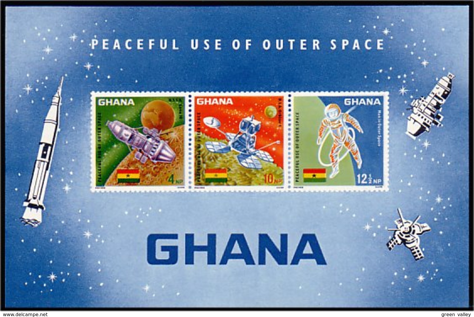 Ghana Espace Pacifique Peaceful Space MNH ** Neuf SC (A51-329a) - Ghana (1957-...)