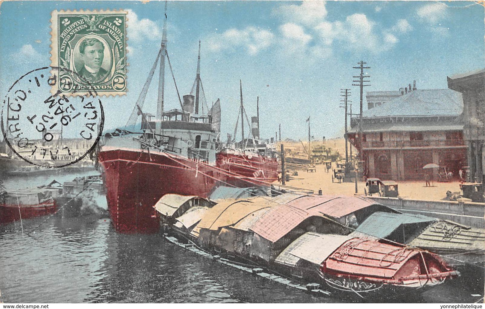 Philippines - Topo / 36 - Lower Pasig River Showing Inter Island Boats - Philippines