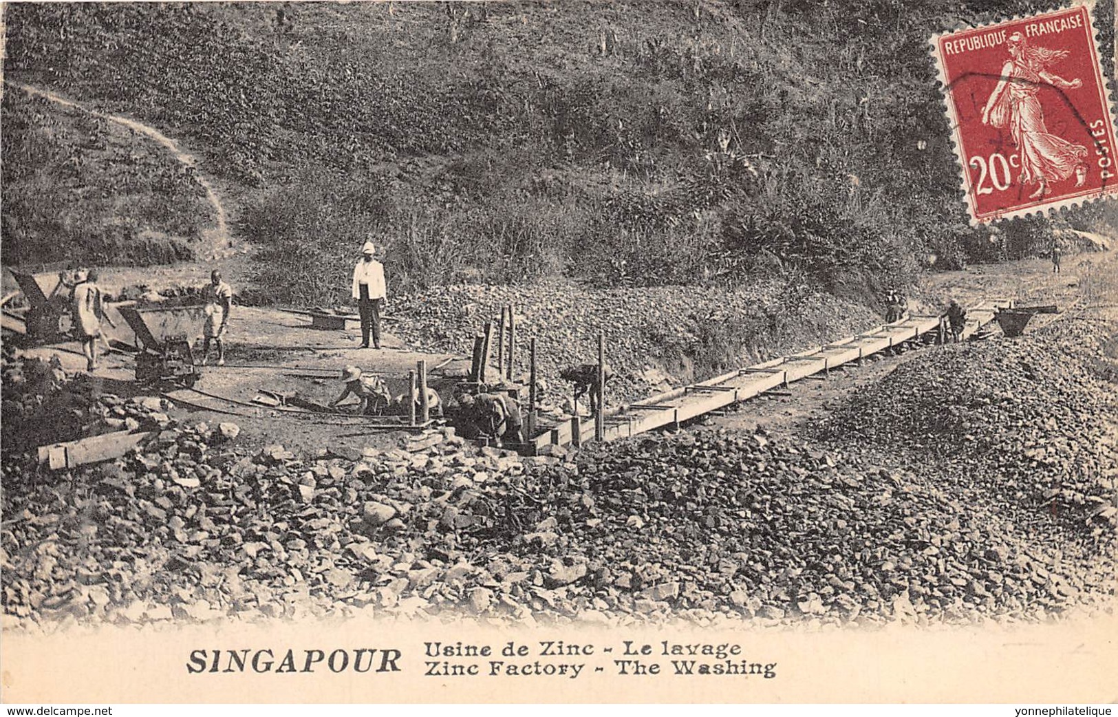 Singapour / 18 - Usine De Zinc - Le Lavage - Singapour