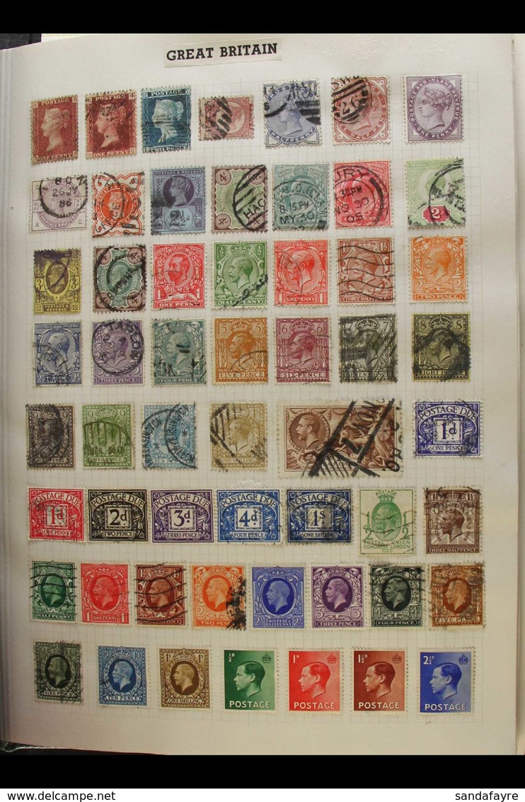 GB & COMMONWEALTH COLLECTION 1850s-1990s MINT & USED COLLECTION Presented On A Thick Pile Of Album Pages, We See GB With - Other & Unclassified