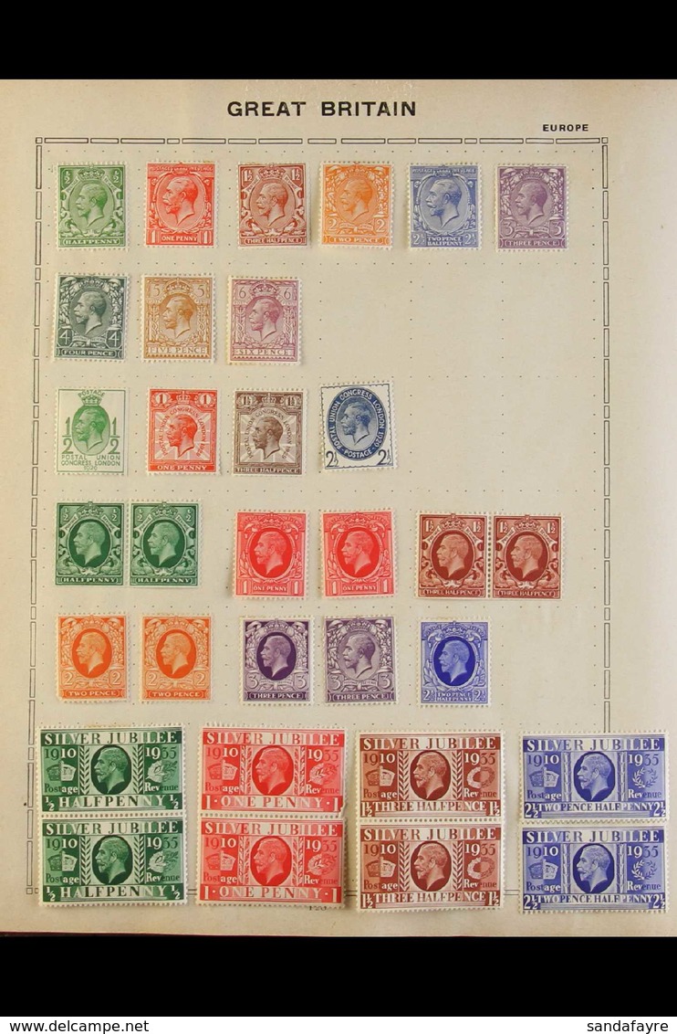 OLD TIME "WORLDWIDE" A19BUM With Issues Up To The 1960s But With More Interesting 1930s Mint Ranges. Note Better GB With - Otros & Sin Clasificación