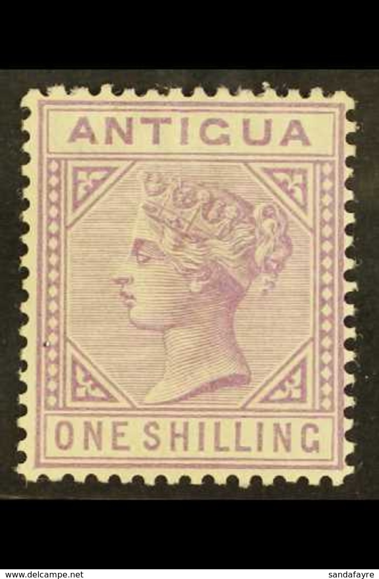 1884-87 1s Mauve, Watermark Crown CA, SG 30, Very Fine Mint. For More Images, Please Visit Http://www.sandafayre.com/ite - Other & Unclassified