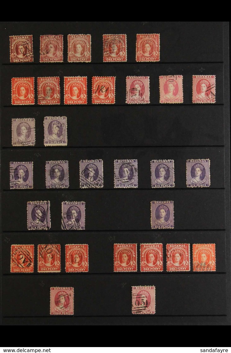 1863-1963 VALUABLE USED HOARD CAT £4600+ An Impressive Used/unused Collection/accumulation Presented On Stock Pages With - Andere & Zonder Classificatie