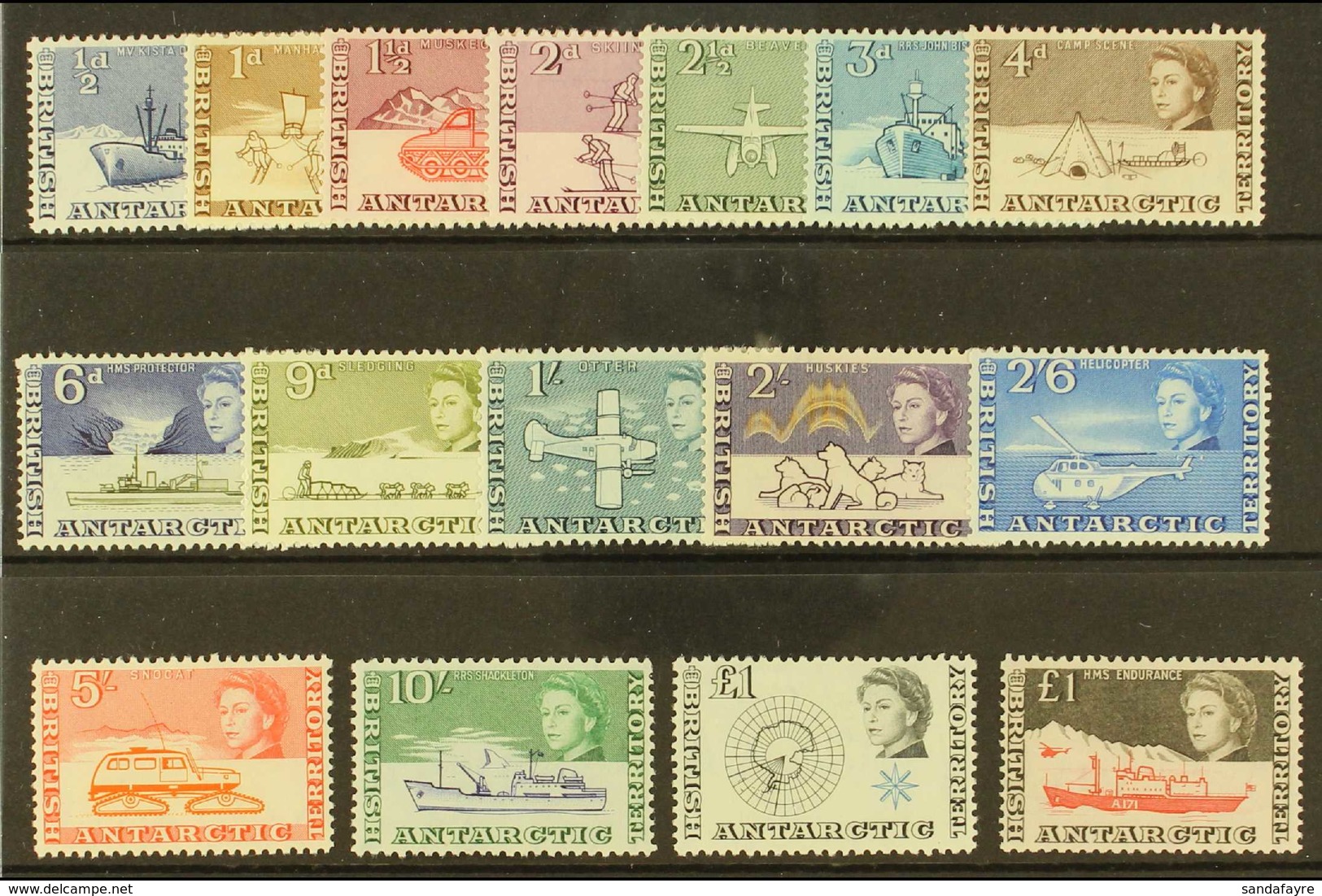 1963 Pictorial Complete Set, SG 1/15a, Very Fine Mint (16 Stamps) For More Images, Please Visit Http://www.sandafayre.co - Andere & Zonder Classificatie