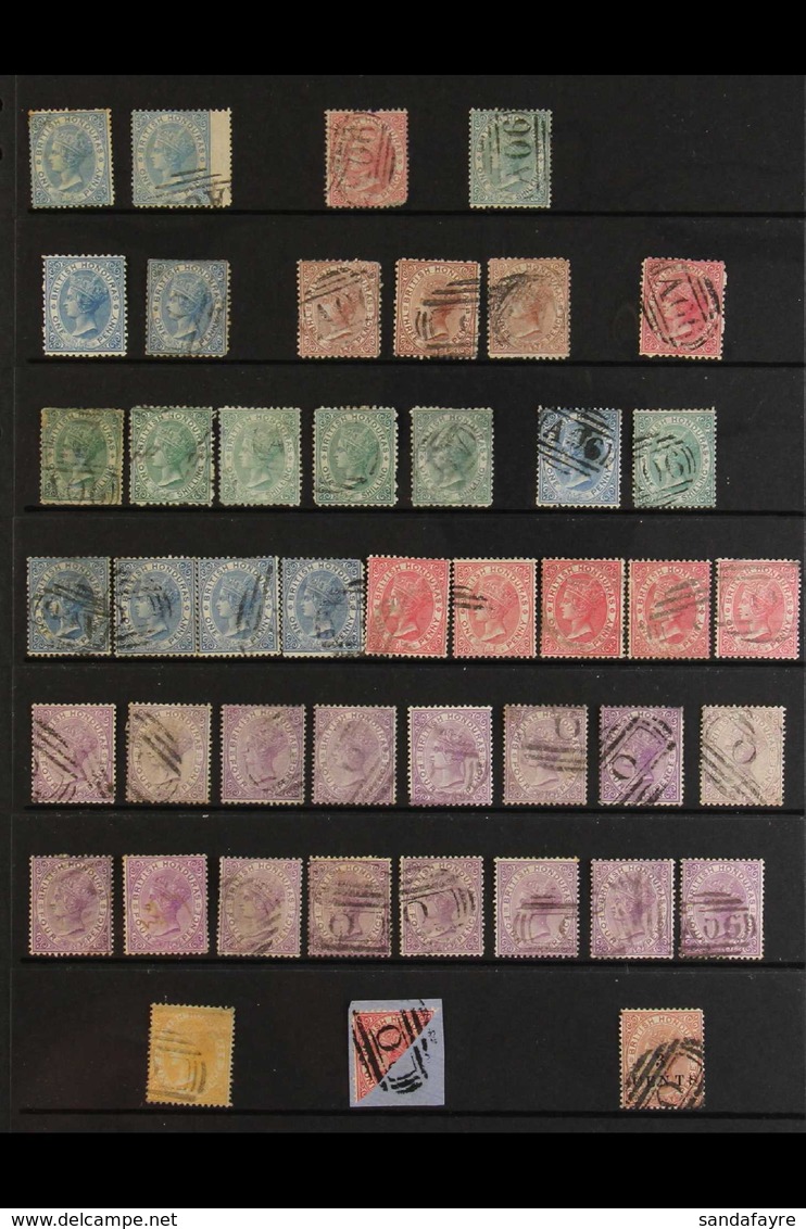 1865-1951 USED ACCUMULATION CAT £2500+ A Lovely Old Lot, Discovered In Glassine Envelopes, Now Presented On Stock Cards  - Honduras Británica (...-1970)