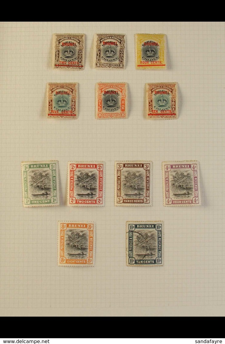 1906-37 MINT AND USED COLLECTION A Mostly Mint Collection On Album Pages Which Includes (mint Unless Otherwise Stated) 1 - Brunei (...-1984)