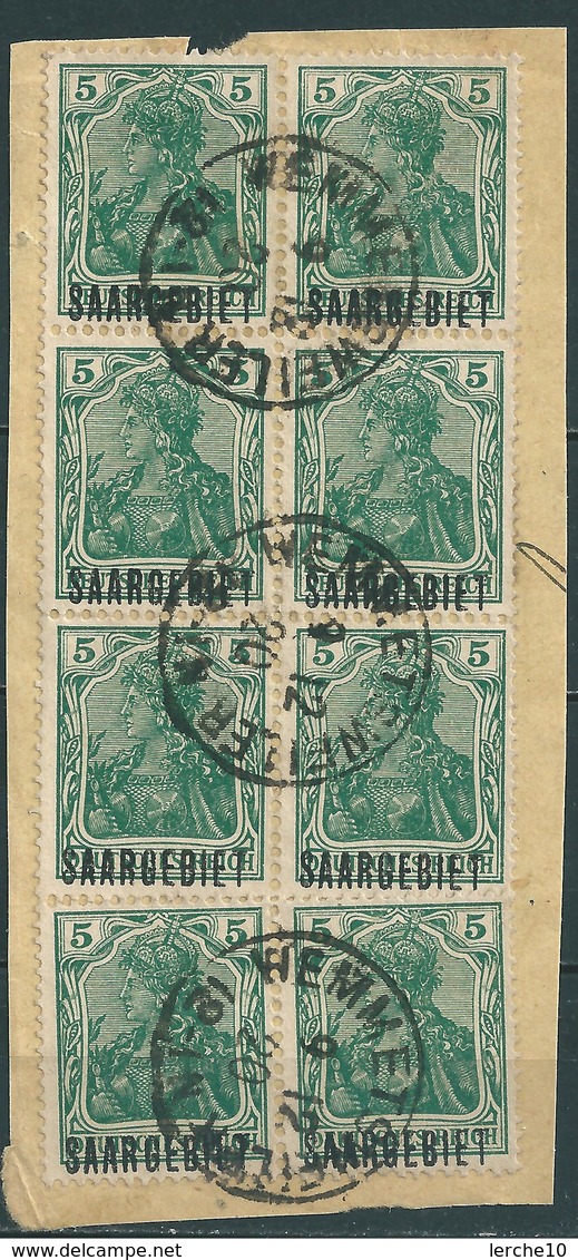 Saar MiNr. 32 Vollstempel: WEMMETSWEILER  (0490) - Oblitérés