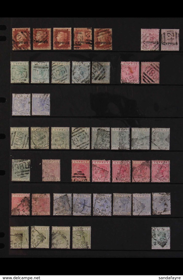 1880-1949 USED RANGES With Some Duplication And Postmark Interest Neatly Arranged By Issues On Stock Pages, Includes 188 - Altri & Non Classificati