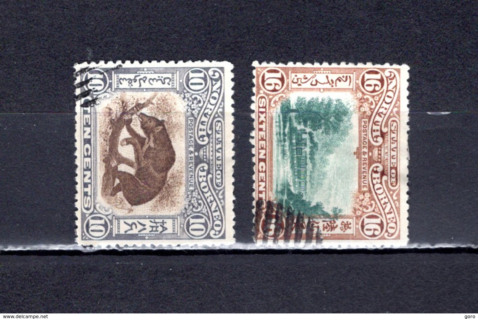 Borneo Del Norte   1901     Y&T  Nº    110/111 - Borneo Septentrional (...-1963)