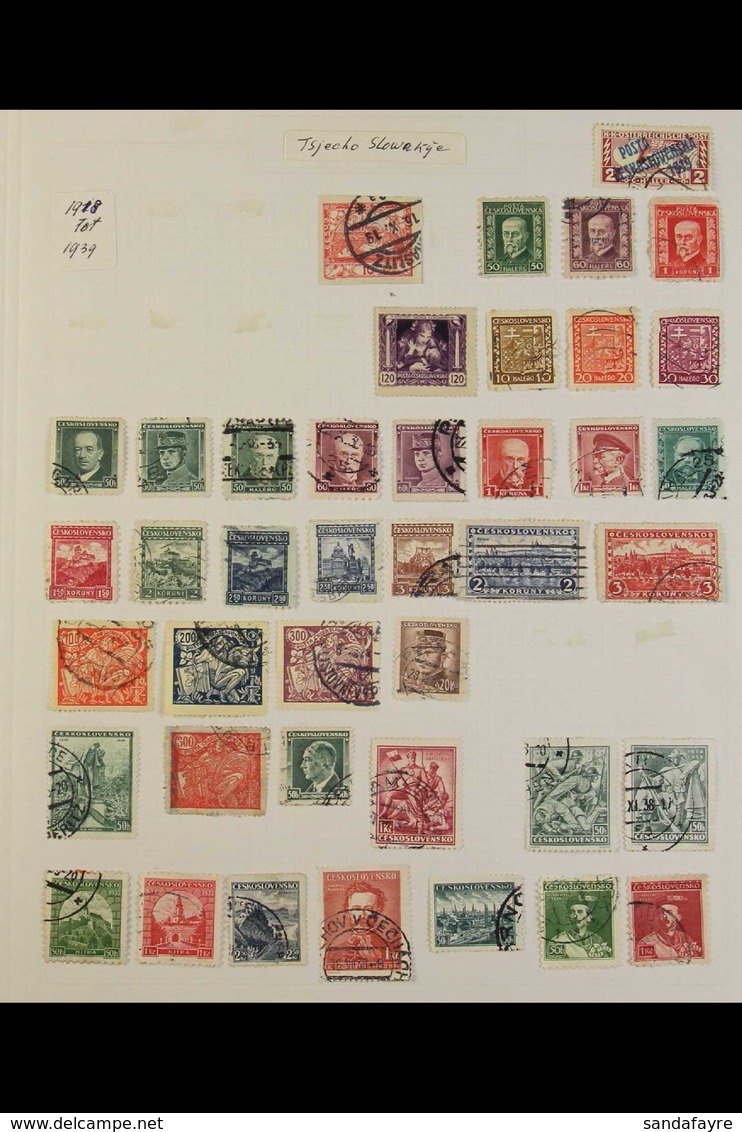 1918-1989 EXTENSIVE ALL DIFFERENT COLLECTION A Most Useful Mint & Used (mostly Used) Collection On Album Pages, Includes - Altri & Non Classificati