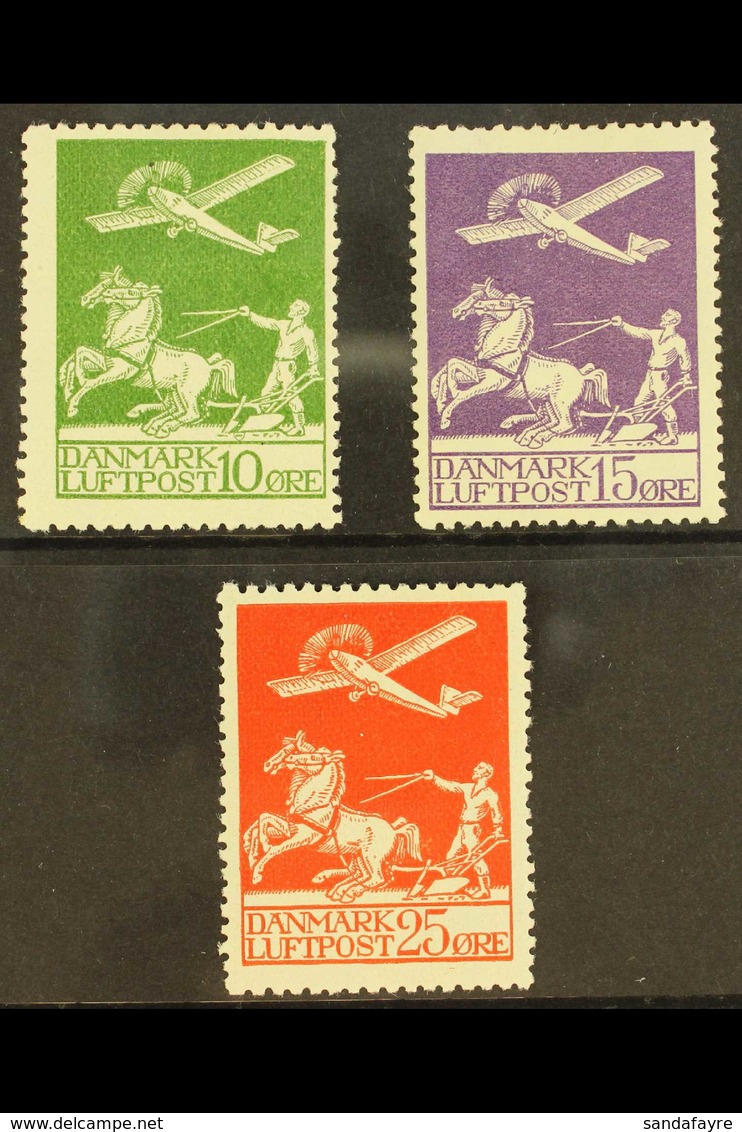 1925-26 AIR POST Set Of 3, SG 224/26, Mi 143/45, Fine Mint (3 Stamps) For More Images, Please Visit Http://www.sandafayr - Other & Unclassified