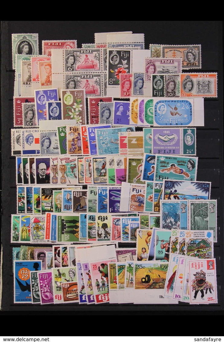 1953-88 NEVER HINGED MINT COLLECTION. An All Different Collection, Mainly Of Complete Sets Presented On Stock Book Pages - Fiji (...-1970)