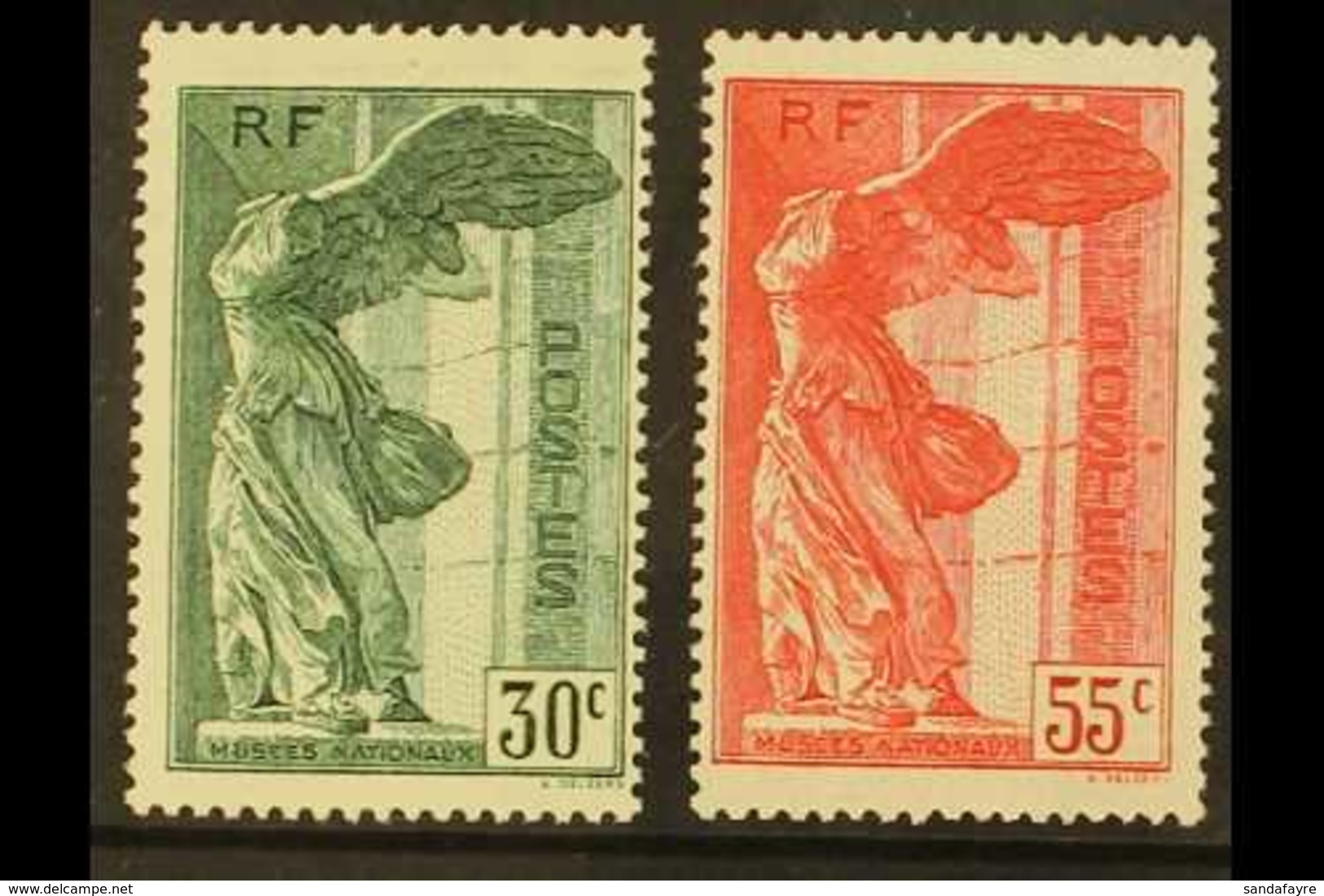 1937 Museums Complete Set (Yvert 354/55, SG 586/87), Never Hinged Mint, Very Fresh. (2 Stamps) For More Images, Please V - Otros & Sin Clasificación