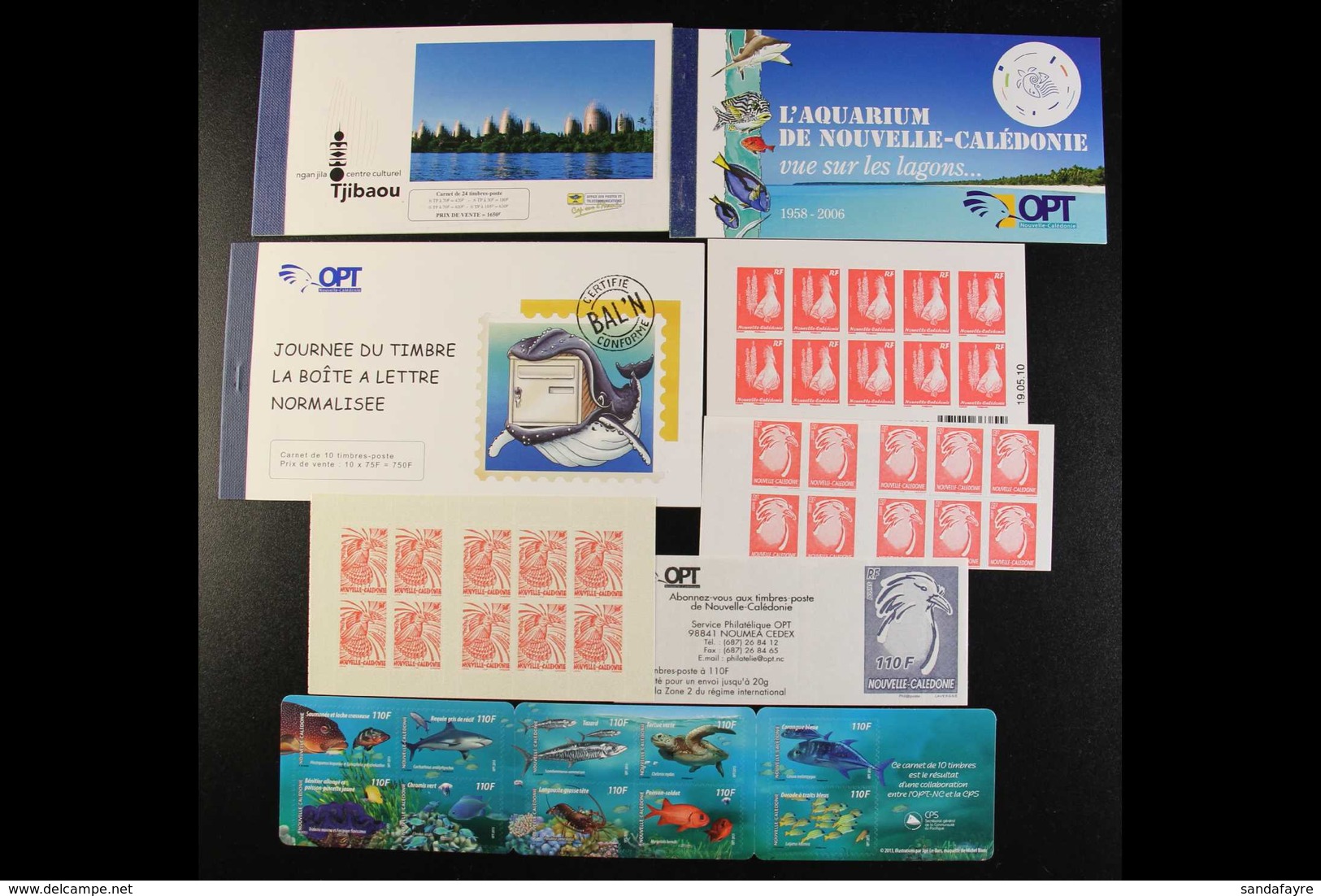 NEW CALEDONIA BOOKLETS 1998-2013 All Different Very Fine Group, Includes Four Different "Kagu" Self Adhesive Booklets, 1 - Otros & Sin Clasificación