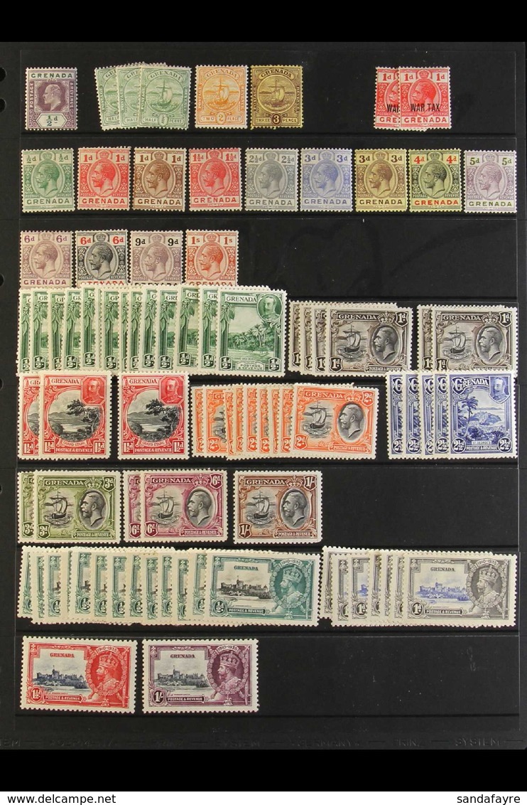 1902-1951 FINE MINT RANGES With Some Duplication On Stock Pages, Includes 1935 Jubilee Set, 1938-50 Set To 5s With Perf  - Granada (...-1974)