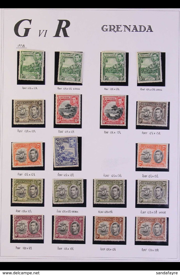 1937-51 FINE MINT COLLECTION An Attractive All Different Collection Which Includes 1938-50 Definitives Good Range Of All - Granada (...-1974)