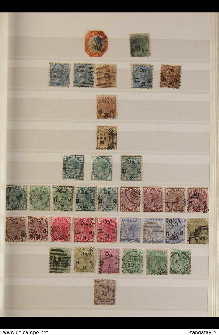 1854-1980 MOSTLY USED COLLECTION With Light Duplication In A Stockbook, Includes 1854-55 4a Used (cut To Shape), Officia - Sonstige & Ohne Zuordnung