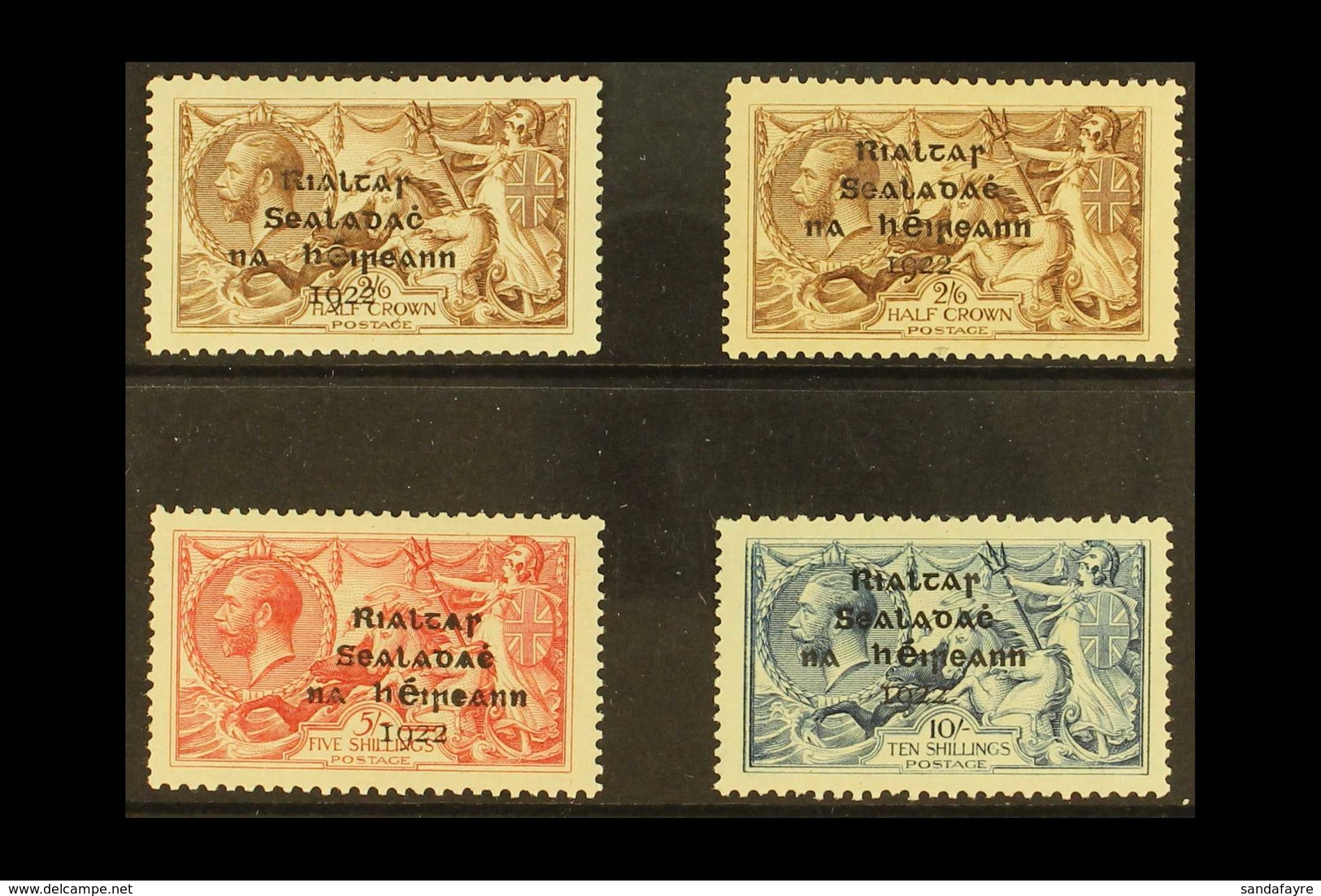 1922 DOLLARD PRINTING HOUSE HIGH VALUES Complete Set, SG 17/21, Very Fine Mint (4 Stamps) For More Images, Please Visit  - Otros & Sin Clasificación