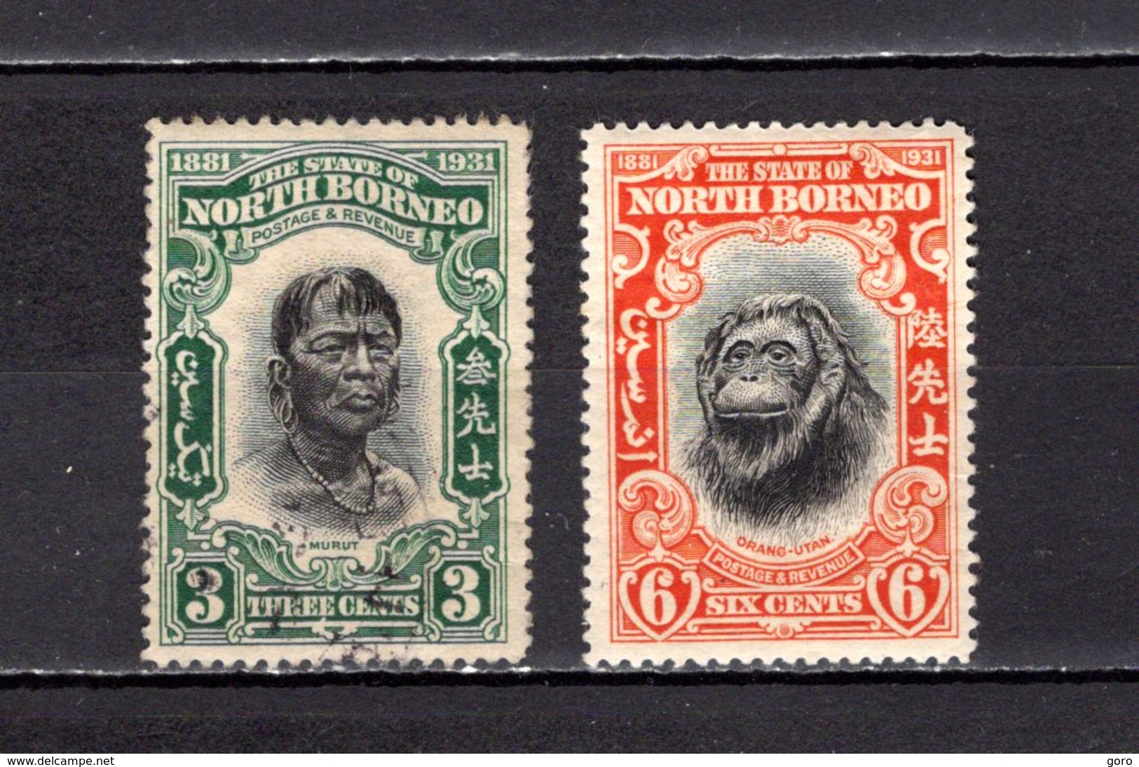 Borneo Del Norte   1930-31     Y&T  Nº    234/235 - Borneo Septentrional (...-1963)