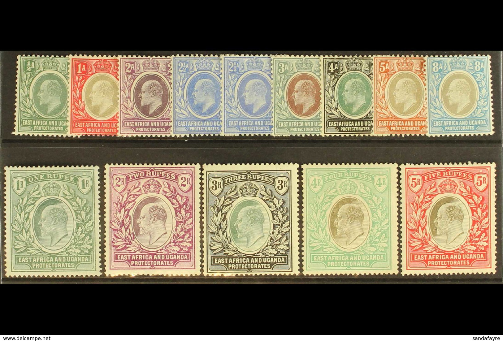 1904 - 7 Ed VII Set To 5r Complete, Wmk MCA, SG 17/30, Very Fine Mint. (13 Stamps) For More Images, Please Visit Http:// - Vide