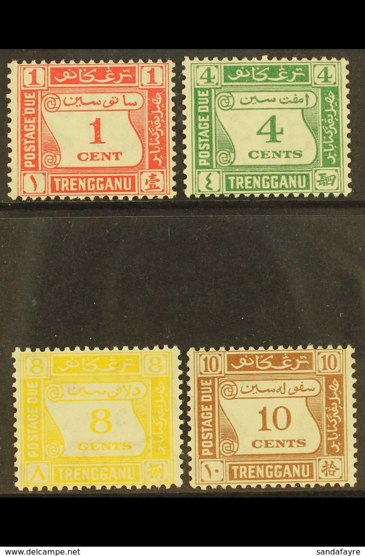 TRENGGANU POSTAGE DUE 1937 Complete Set, SG D1/4, Never Hinged Mint. (4 Stamps) For More Images, Please Visit Http://www - Otros & Sin Clasificación