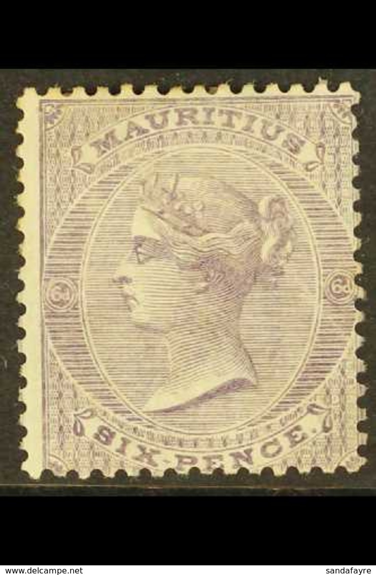 1863-72 6d Dull Violet, Wmk Crown CC, Perf.14, SG 63, Mint, Part Original Gum, Cat.£425. For More Images, Please Visit H - Mauricio (...-1967)