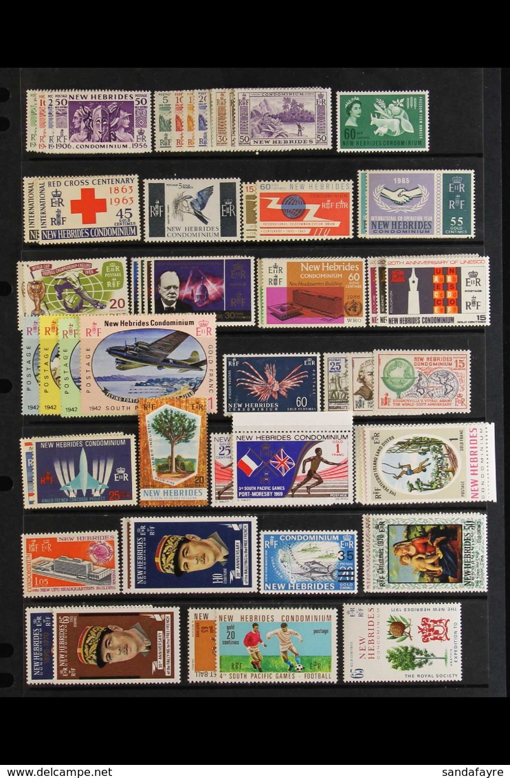 1956-1980 NEVER HINGED MINT COLLECTION On Stock Pages, ALL DIFFERENT Chiefly Complete Sets, Includes English Issues 1977 - Otros & Sin Clasificación