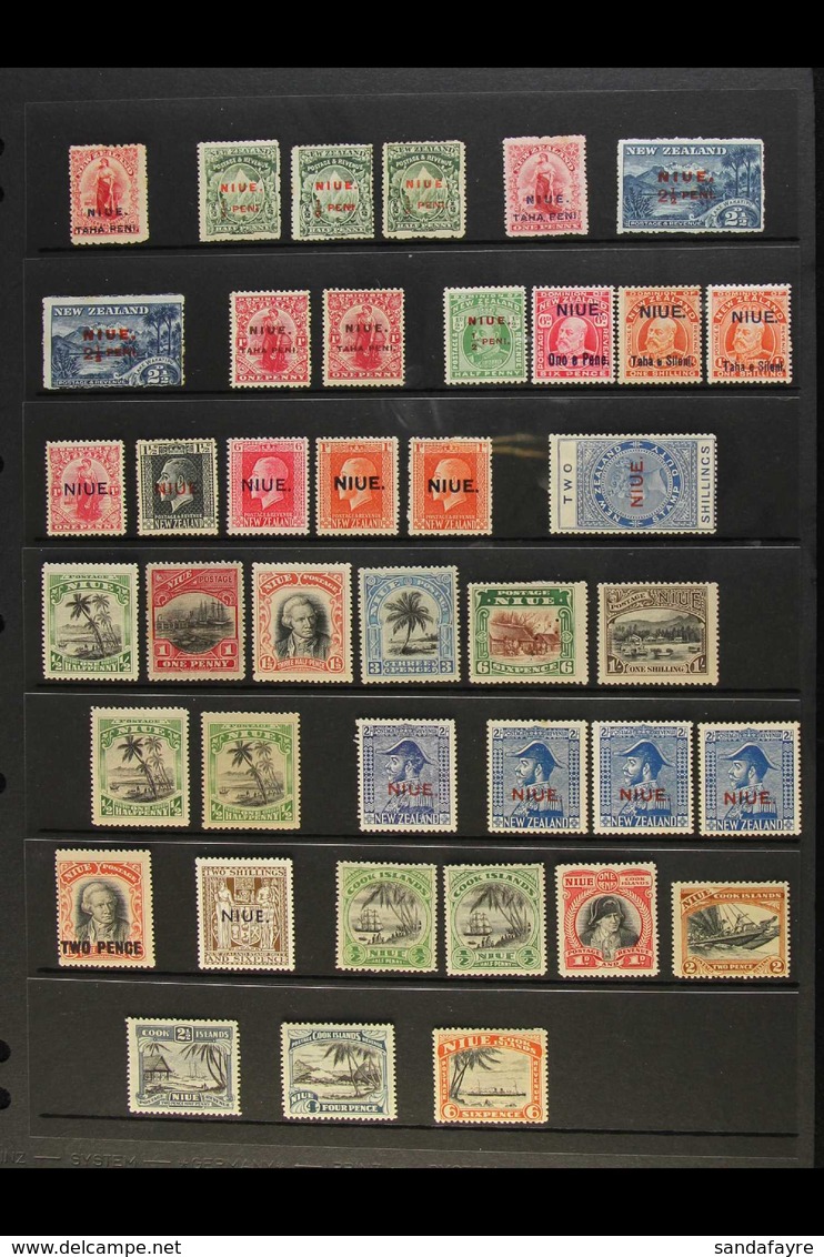 1902-1976 MINT SELECTION. A Most Useful Mint Range With Some Light Duplication, Sets & Better Values Presented On Stock  - Niue
