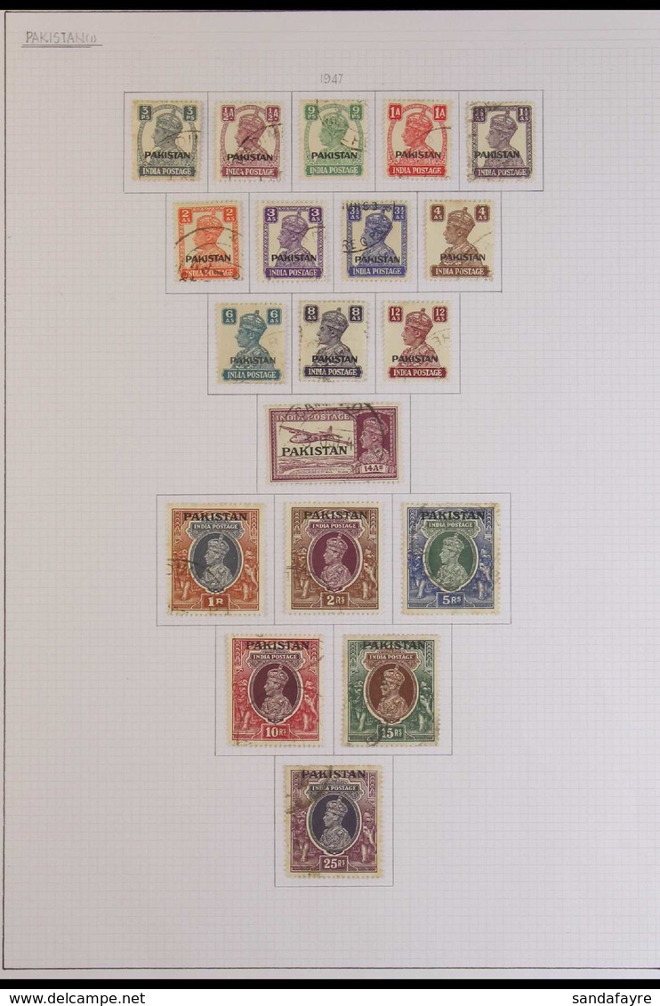 1947-1963 USED COLLECTION, MOSTLY SETS. An Attractive Collection Of Used Issues, Mostly As Complete Sets Including Posta - Pakistán