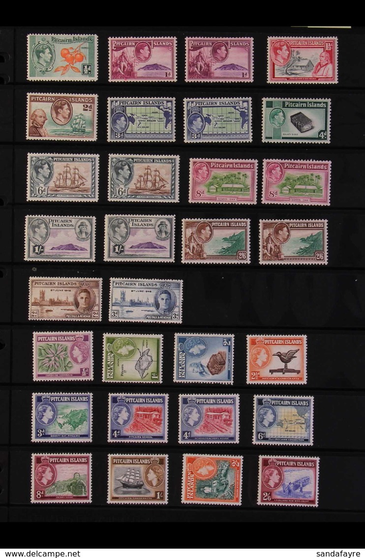 1940-91 MINT COLLECTION Includes 1940-51 KGVI Defins Set, 1949 Royal Silver Wedding & U.P.U. Sets, 1957-63 QEII Defins S - Pitcairn