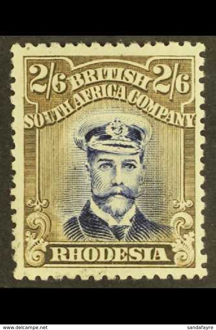 1922-24 2s6d Ultramarine And Sepia "Admiral",Head Die III, Perf 14, SG 302, Very Fine Mint. For More Images, Please Visi - Altri & Non Classificati