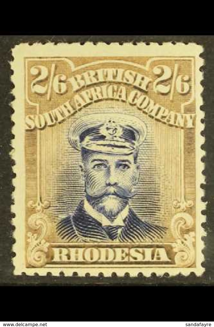 1922-24 2s6d Violet-blue And Grey-brown "Admiral", Head Die III, Perf 14, SG 303, Very Fine Mint. For More Images, Pleas - Other & Unclassified