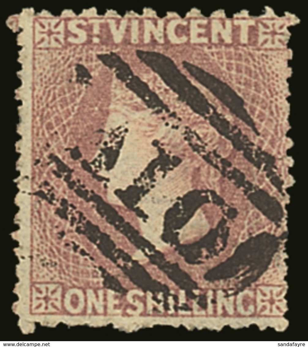 1872-75 1s Rose-lilac, Perf 11-12½ X 15, SG 20, Fine Used. Fresh Colour. For More Images, Please Visit Http://www.sandaf - St.Vincent (...-1979)
