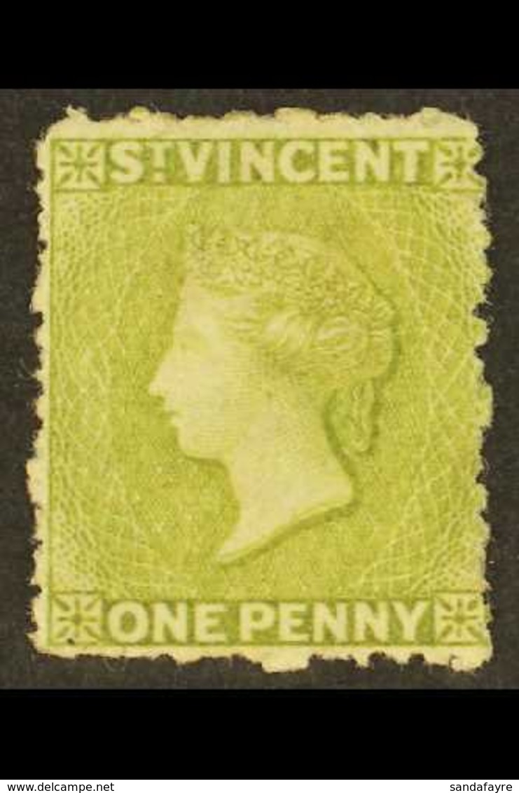 1880 1d Olive-green Perf, 11 To 12½, SG 29, Mint. For More Images, Please Visit Http://www.sandafayre.com/itemdetails.as - St.Vincent (...-1979)