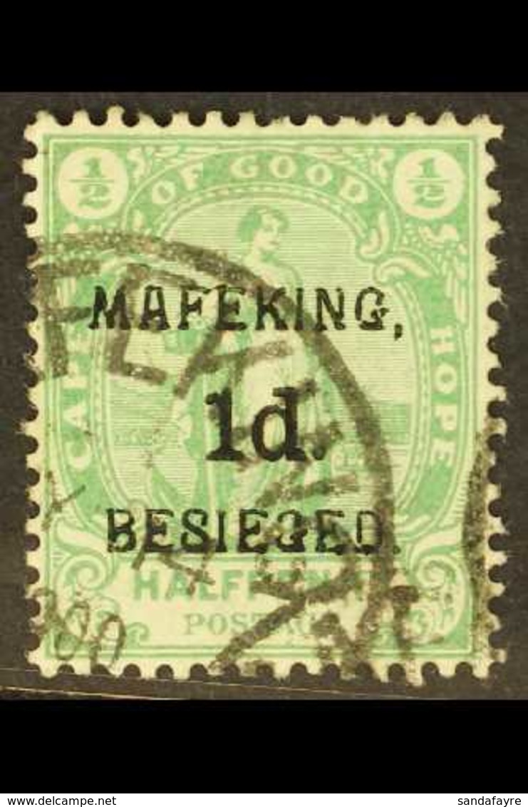 MAFEKING SIEGE 1900 1d On ½d Of Cape Of Good Hope (Standing Hope) SG 2, Fine Used With May 14th Cds. For More Images, Pl - Sin Clasificación