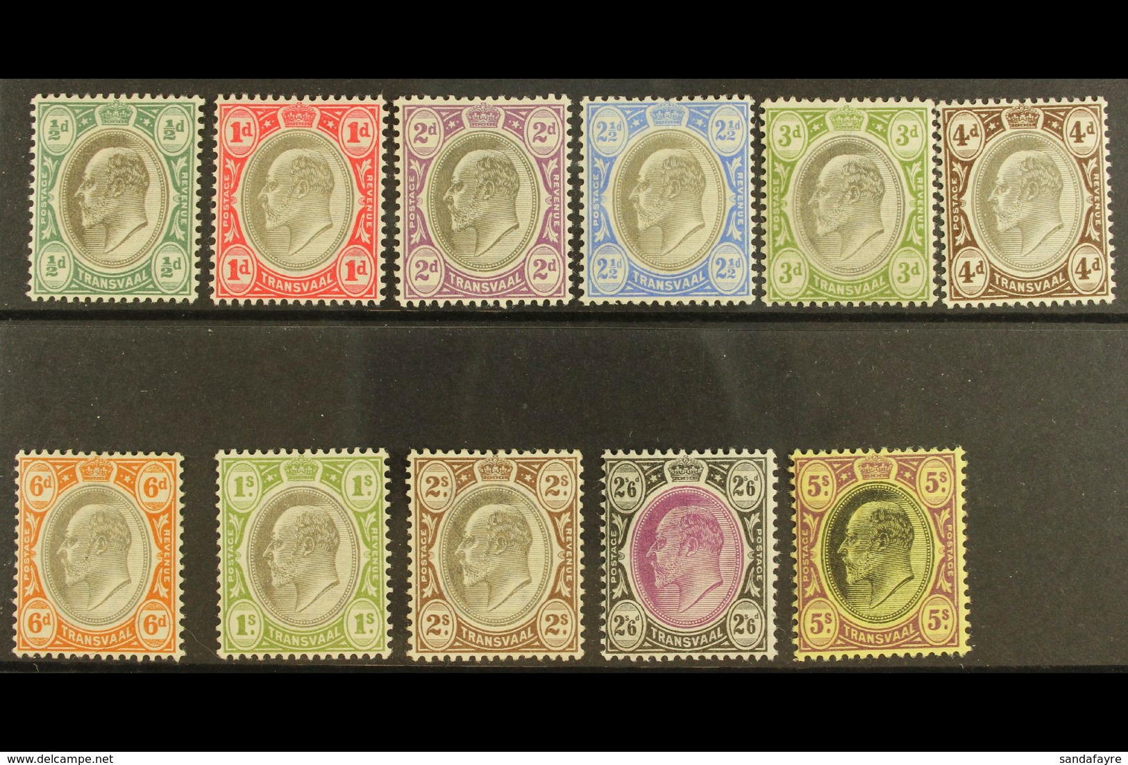 TRANSVAAL 1902 Ed VII Set To 5s Complete, SG 244/54, Very Fine Mint. (11 Stamps) For More Images, Please Visit Http://ww - Sin Clasificación