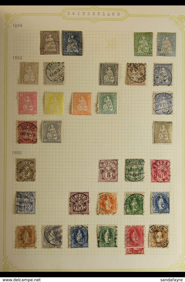 1854-1992 INTERESTING & ATTRACTIVE COLLECTION. A Lovely, Very Fine Mint & Very Fine Used Collection (mostly Used) Presen - Sonstige & Ohne Zuordnung