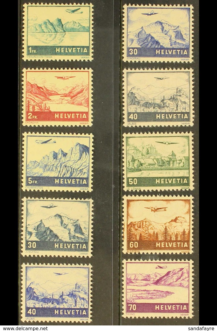 1941-48 Air Complete Set (SG 415/22,  Michel 387/94 & 506/07), Never Hinged Mint, Fresh. (10 Stamps) For More Images, Pl - Autres & Non Classés