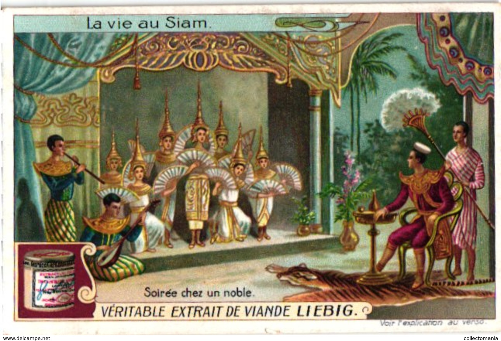 0982  Liebig 6 Cards- C1909-Life In Siam-Vie Au Siam-Cheveux D'Enfant-Enterrement-Eléphant Blanc-Noble-Chans-Bangkok - Liebig