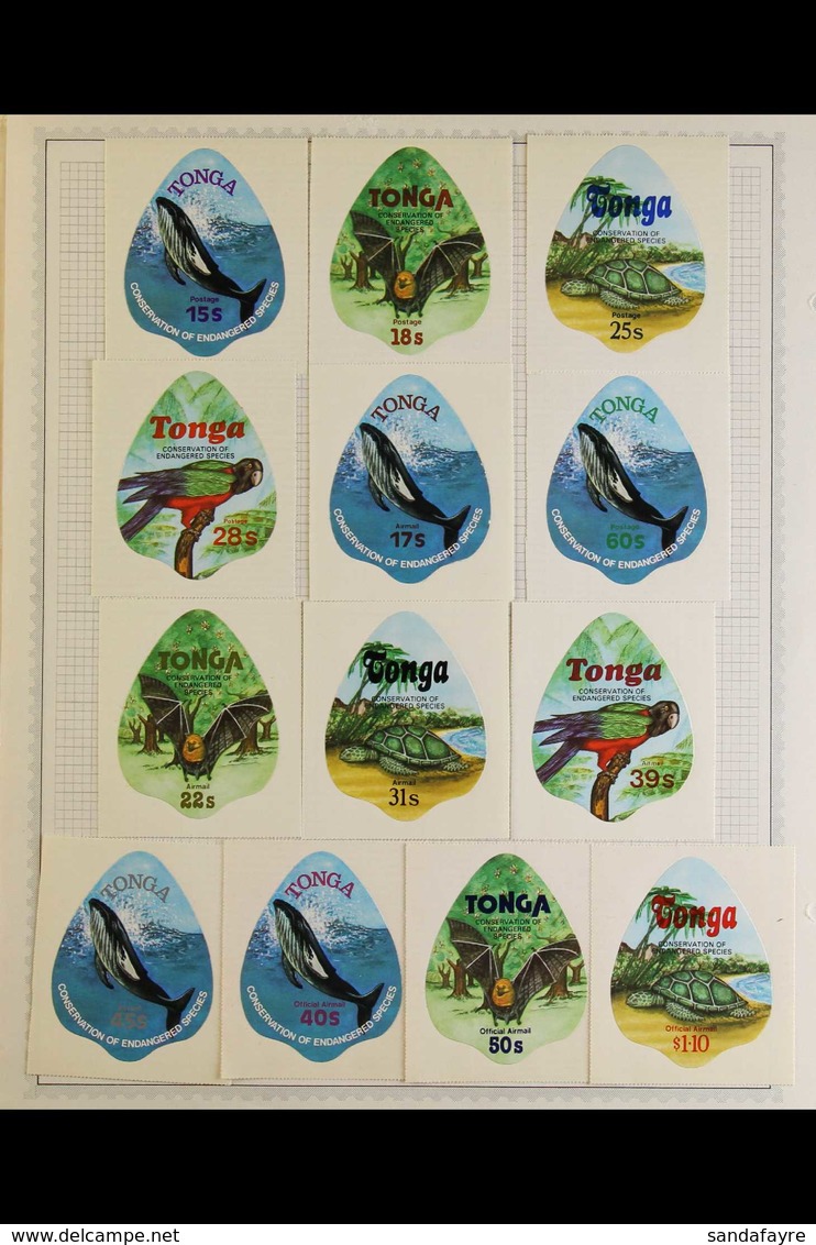 1972-1983 SUPERB UNUSED SELF-ADHESIVES COLLECTION With A Magnificent COMPLETE RUN (Postage, Air And Official) From The S - Tonga (...-1970)